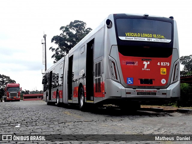 Express Transportes Urbanos Ltda 4 8379 na cidade de São Paulo, São Paulo, Brasil, por Matheus  Daniel. Número da foto: #8746237.