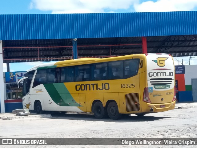 Empresa Gontijo de Transportes 18325 na cidade de Poções, Bahia, Brasil, por Diego Wellingthon  Vieira Crispim. ID da foto: 8746354.