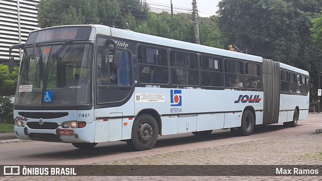 SOUL - Sociedade de Ônibus União Ltda. 7461 na cidade de Porto Alegre, Rio Grande do Sul, Brasil, por Max Ramos. Número da foto: #8746893.