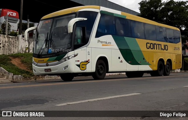 Empresa Gontijo de Transportes 21305 na cidade de Formiga, Minas Gerais, Brasil, por Diego Felipe. Número da foto: #8746446.