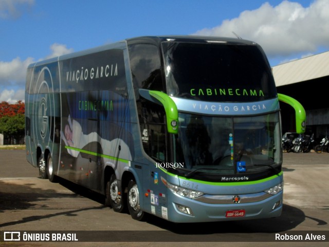 Viação Garcia 8614 na cidade de Paranavaí, Paraná, Brasil, por Robson Alves. ID da foto: 8748791.