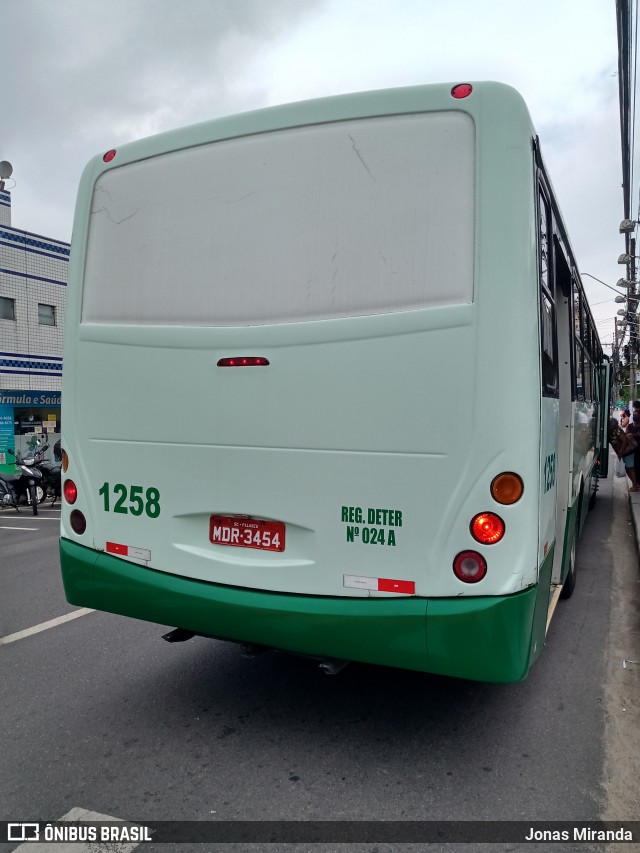 Jotur - Auto Ônibus e Turismo Josefense 1258 na cidade de Palhoça, Santa Catarina, Brasil, por Jonas Miranda. Número da foto: #8746042.