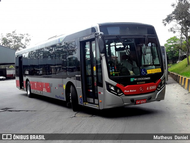 Express Transportes Urbanos Ltda 4 8060 na cidade de São Paulo, São Paulo, Brasil, por Matheus  Daniel. ID da foto: 8746249.