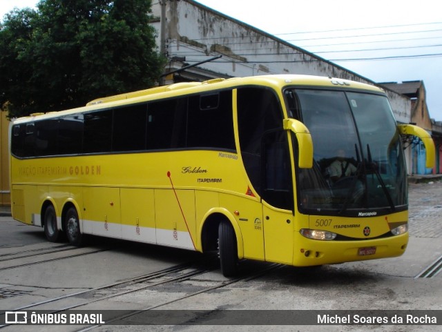 Viação Itapemirim 5007 na cidade de Rio de Janeiro, Rio de Janeiro, Brasil, por Michel Soares da Rocha. Número da foto: #8747534.