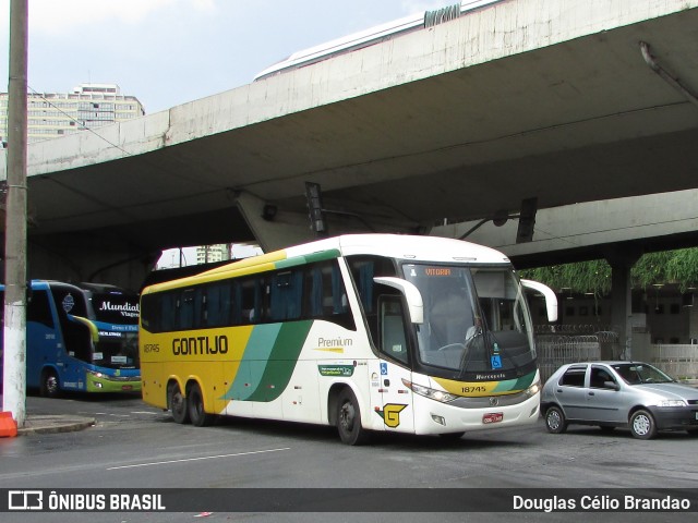 Empresa Gontijo de Transportes 18745 na cidade de Belo Horizonte, Minas Gerais, Brasil, por Douglas Célio Brandao. ID da foto: 8746836.