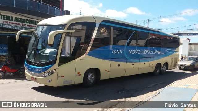 Viação Novo Horizonte 501411 na cidade de Barra da Estiva, Bahia, Brasil, por Flávio  Santos. ID da foto: 8748469.