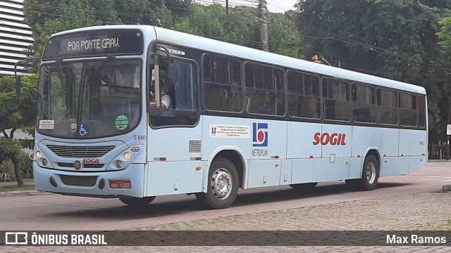 SOGIL - Sociedade de Ônibus Gigante Ltda. 5140 na cidade de Porto Alegre, Rio Grande do Sul, Brasil, por Max Ramos. Número da foto: #8750070.