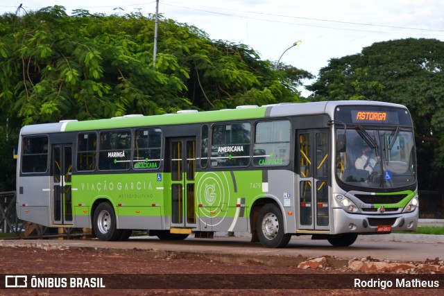 Viação Garcia 7479 na cidade de Maringá, Paraná, Brasil, por Rodrigo Matheus. Número da foto: #8751858.