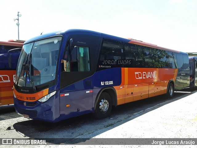 Evanil Transportes e Turismo RJ 132.035 na cidade de Rio de Janeiro, Rio de Janeiro, Brasil, por Jorge Lucas Araújo. ID da foto: 8749914.