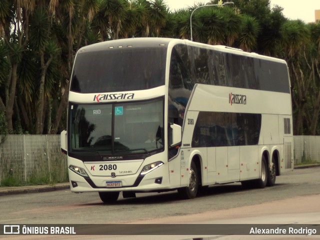 Kaissara - Viação Caiçara 2080 na cidade de Curitiba, Paraná, Brasil, por Alexandre Rodrigo. Número da foto: #8751380.