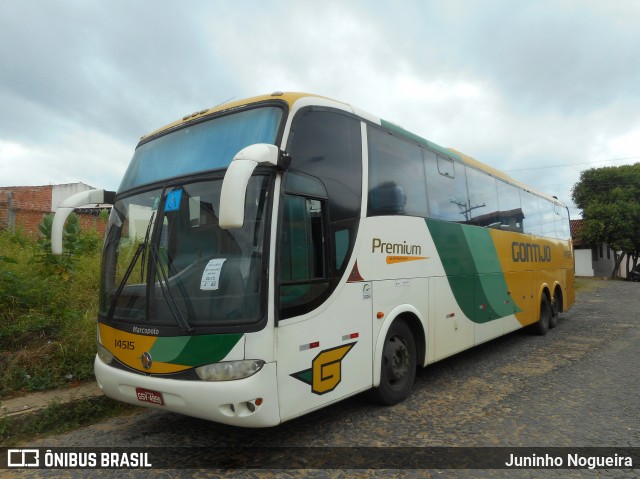 Empresa Gontijo de Transportes 14515 na cidade de Araçuaí, Minas Gerais, Brasil, por Juninho Nogueira. ID da foto: 8751109.