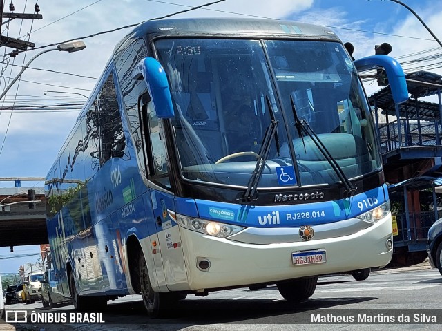 UTIL - União Transporte Interestadual de Luxo 9106 na cidade de Volta Redonda, Rio de Janeiro, Brasil, por Matheus Martins da Silva. Número da foto: #8753792.