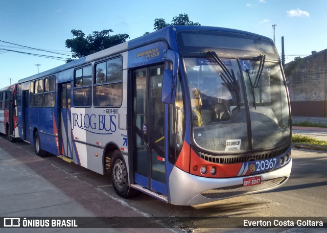 JR Log Bus 20367 na cidade de Cariacica, Espírito Santo, Brasil, por Everton Costa Goltara. Número da foto: #8752741.