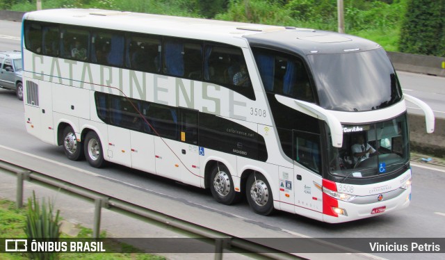 Auto Viação Catarinense 3508 na cidade de Joinville, Santa Catarina, Brasil, por Vinicius Petris. ID da foto: 8753578.