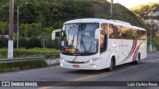 Paraibuna Transportes 20020 na cidade de Juiz de Fora, Minas Gerais, Brasil, por Luiz Carlos Rosa. Número da foto: #8753199.