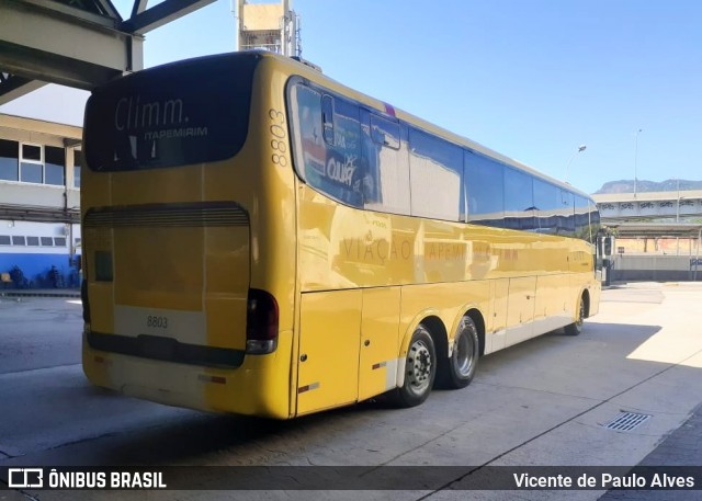 Viação Itapemirim 8803 na cidade de Rio de Janeiro, Rio de Janeiro, Brasil, por Vicente de Paulo Alves. ID da foto: 8752966.