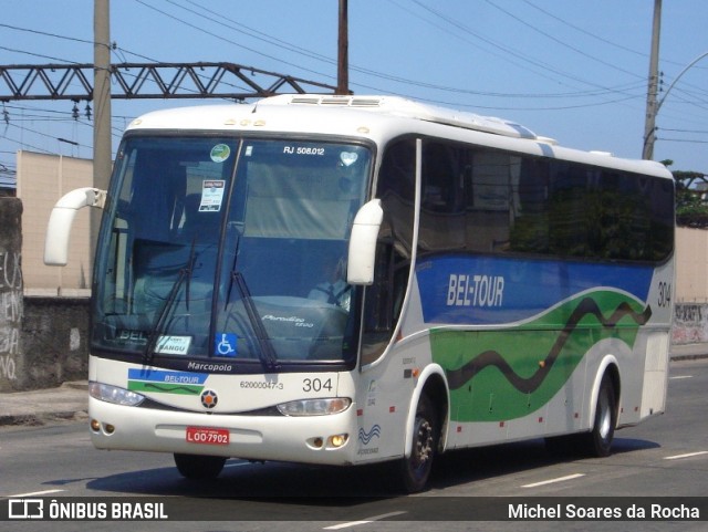 Bel-Tour Transportes e Turismo 304 na cidade de Rio de Janeiro, Rio de Janeiro, Brasil, por Michel Soares da Rocha. Número da foto: #8754913.