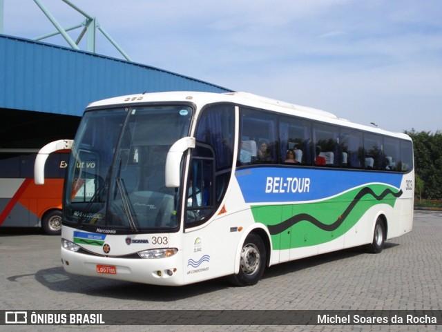 Bel-Tour Transportes e Turismo 303 na cidade de Resende, Rio de Janeiro, Brasil, por Michel Soares da Rocha. Número da foto: #8754899.