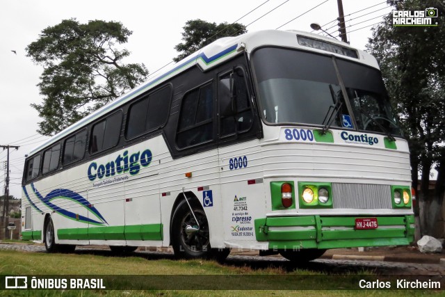 Contigo Transportadora Turística 8000 na cidade de Foz do Iguaçu, Paraná, Brasil, por Carlos Kircheim. ID da foto: 8754232.