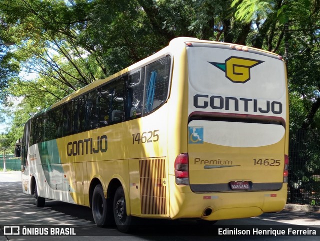 Empresa Gontijo de Transportes 14625 na cidade de São Paulo, São Paulo, Brasil, por Edinilson Henrique Ferreira. ID da foto: 8752530.