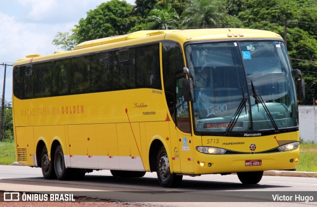 Viação Itapemirim 5713 na cidade de Santa Izabel do Pará, Pará, Brasil, por Victor Hugo. Número da foto: #8753628.