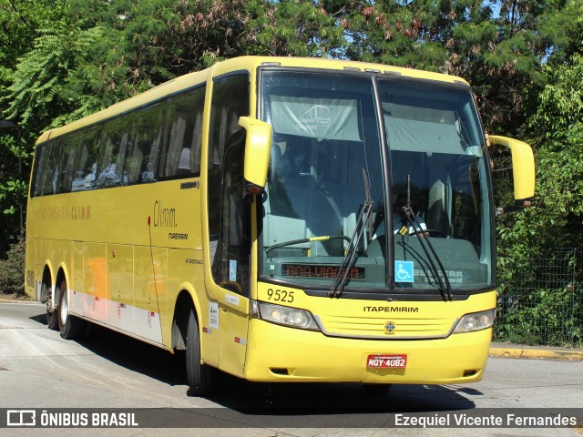 Viação Itapemirim 9525 na cidade de São Paulo, São Paulo, Brasil, por Ezequiel Vicente Fernandes. Número da foto: #8754308.