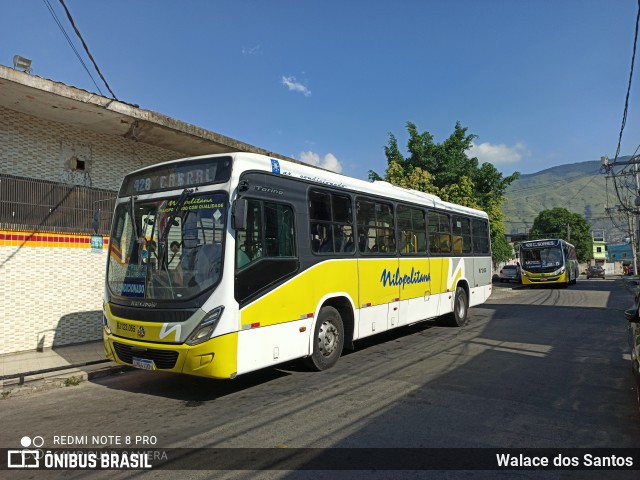 Viação Nilopolitana RJ 123.055 na cidade de Nova Iguaçu, Rio de Janeiro, Brasil, por Walace dos Santos. Número da foto: #8752436.
