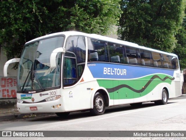 Bel-Tour Transportes e Turismo 303 na cidade de Rio de Janeiro, Rio de Janeiro, Brasil, por Michel Soares da Rocha. ID da foto: 8754895.