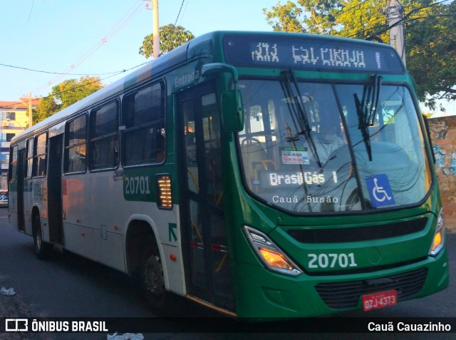 OT Trans - Ótima Salvador Transportes 20701 na cidade de Salvador, Bahia, Brasil, por Cauã Cauazinho. Número da foto: #8755456.