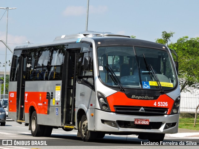 Allibus Transportes 4 5326 na cidade de São Paulo, São Paulo, Brasil, por Luciano Ferreira da Silva. ID da foto: 8755224.