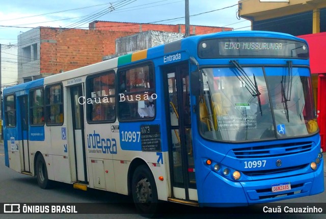 Concessionária Salvador Norte - CSN Transportes 10997 na cidade de Salvador, Bahia, Brasil, por Cauã Cauazinho. ID da foto: 8755470.