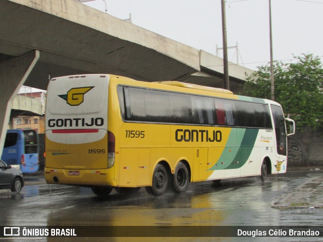 Empresa Gontijo de Transportes 11595 na cidade de Belo Horizonte, Minas Gerais, Brasil, por Douglas Célio Brandao. ID da foto: 8755135.