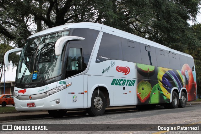 Eucatur - Empresa União Cascavel de Transportes e Turismo 4750 na cidade de Curitiba, Paraná, Brasil, por Douglas Paternezi. ID da foto: 8755244.