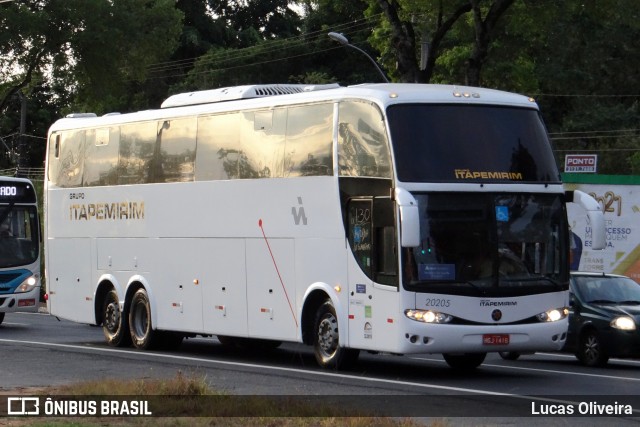 Viação Itapemirim 20205 na cidade de Guarapari, Espírito Santo, Brasil, por Lucas Oliveira. Número da foto: #8756158.