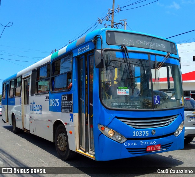 Concessionária Salvador Norte - CSN Transportes 10375 na cidade de Salvador, Bahia, Brasil, por Cauã Cauazinho. ID da foto: 8755436.