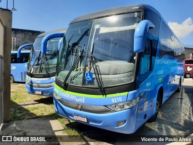 UTIL - União Transporte Interestadual de Luxo 9210 na cidade de Rio de Janeiro, Rio de Janeiro, Brasil, por Vicente de Paulo Alves. Número da foto: #8757860.