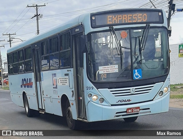 SOUL - Sociedade de Ônibus União Ltda. 7209 na cidade de Porto Alegre, Rio Grande do Sul, Brasil, por Max Ramos. Número da foto: #8758347.