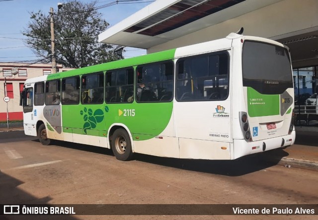 Rápido D´Oeste 2115 na cidade de Ribeirão Preto, São Paulo, Brasil, por Vicente de Paulo Alves. ID da foto: 8758004.