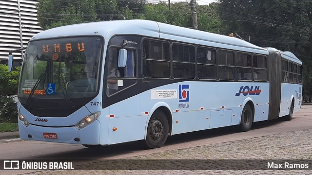 SOUL - Sociedade de Ônibus União Ltda. 7471 na cidade de Porto Alegre, Rio Grande do Sul, Brasil, por Max Ramos. Número da foto: #8757318.