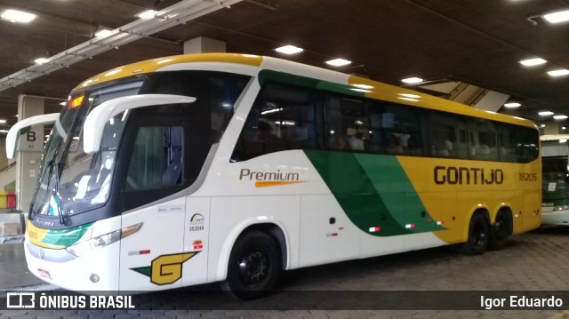 Empresa Gontijo de Transportes 18205 na cidade de Belo Horizonte, Minas Gerais, Brasil, por Igor Eduardo. Número da foto: #8757564.