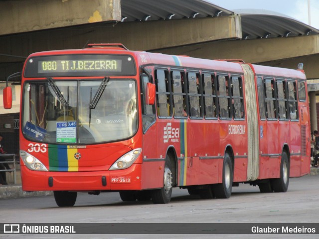 Borborema Imperial Transportes 303 na cidade de Recife, Pernambuco, Brasil, por Glauber Medeiros. ID da foto: 8758401.