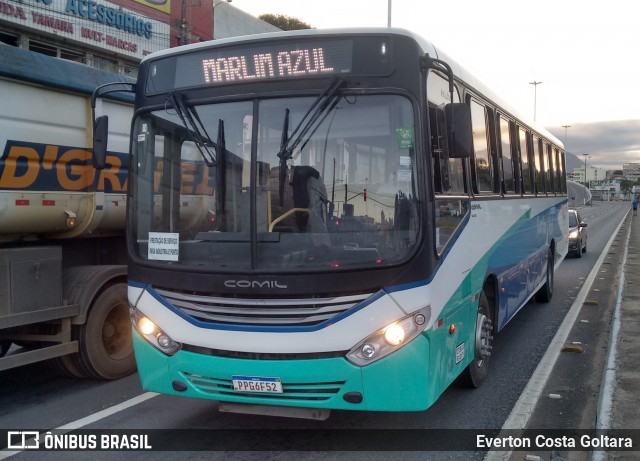 Marlim Azul Turismo 9095 na cidade de Cariacica, Espírito Santo, Brasil, por Everton Costa Goltara. ID da foto: 8757505.