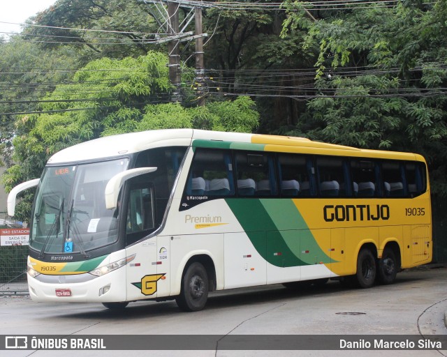 Empresa Gontijo de Transportes 19035 na cidade de São Paulo, São Paulo, Brasil, por Danilo Marcelo Silva. Número da foto: #8758298.