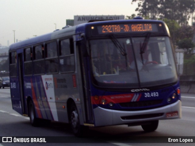 Empresa de Ônibus Vila Galvão 30.493 na cidade de Guarulhos, São Paulo, Brasil, por Eron Lopes. Número da foto: #8758469.