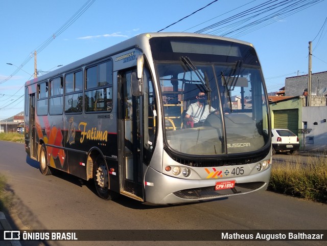 Nossa Senhora de Fátima Auto Ônibus 405 na cidade de Bragança Paulista, São Paulo, Brasil, por Matheus Augusto Balthazar. Número da foto: #8757656.
