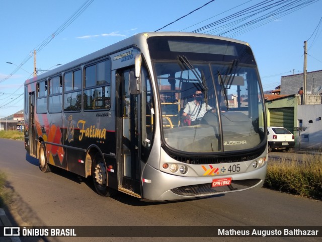 Nossa Senhora de Fátima Auto Ônibus 405 na cidade de Bragança Paulista, São Paulo, Brasil, por Matheus Augusto Balthazar. ID da foto: 8757656.