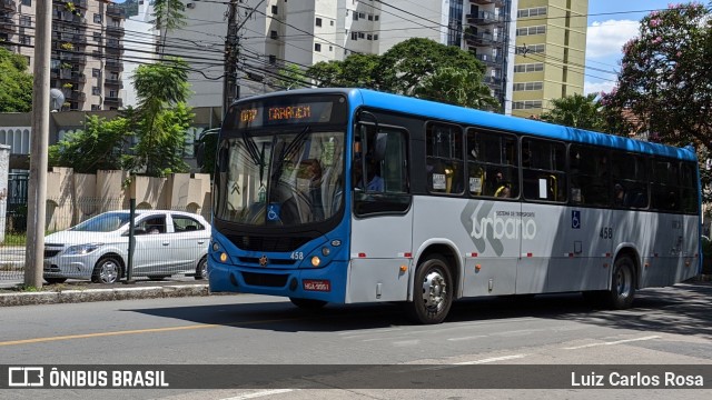 VSFL - Viação São Francisco 458 na cidade de Juiz de Fora, Minas Gerais, Brasil, por Luiz Carlos Rosa. ID da foto: 8759868.