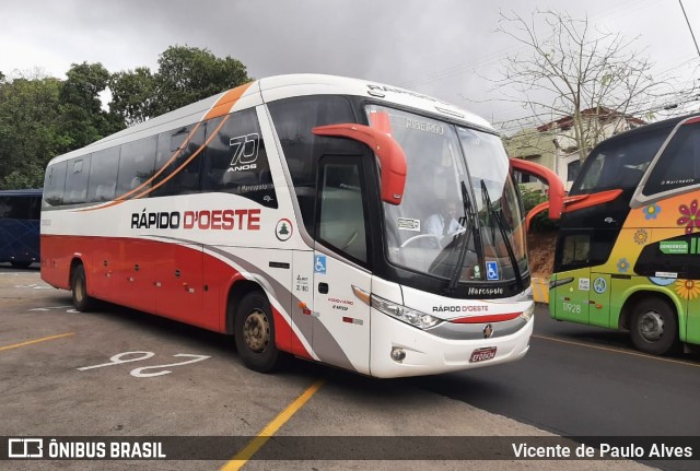 Rápido D´Oeste 3900 na cidade de Ribeirão Preto, São Paulo, Brasil, por Vicente de Paulo Alves. ID da foto: 8757739.