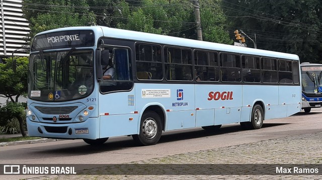SOGIL - Sociedade de Ônibus Gigante Ltda. 5121 na cidade de Porto Alegre, Rio Grande do Sul, Brasil, por Max Ramos. Número da foto: #8757303.