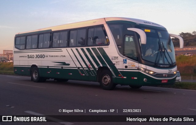 Sajotur - São João Turismo Jundiaí 291 na cidade de Campinas, São Paulo, Brasil, por Henrique Alves de Paula Silva. Número da foto: #8760243.